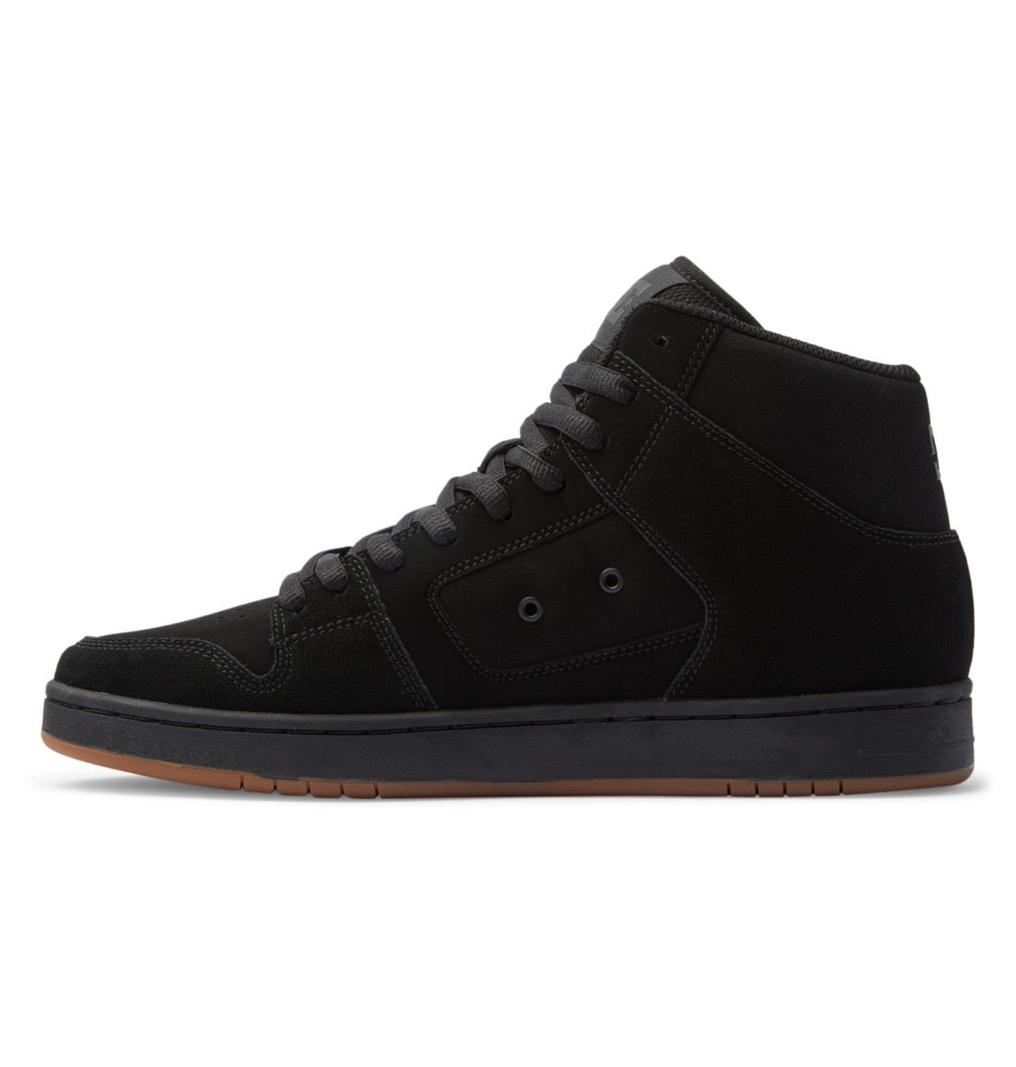 DC SHOES MANTECA 4 HI BLACK BLACK GUM TRAINERS