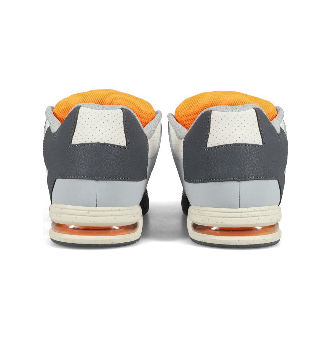 DC SHOES COMMAND GREY DARK GREY ORANGE WHITE TRAINERS
