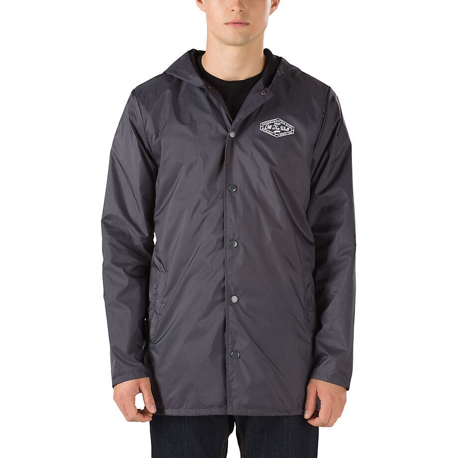 VANS TURNSTALL ASPHALT GREY PARKA JACKET (S)