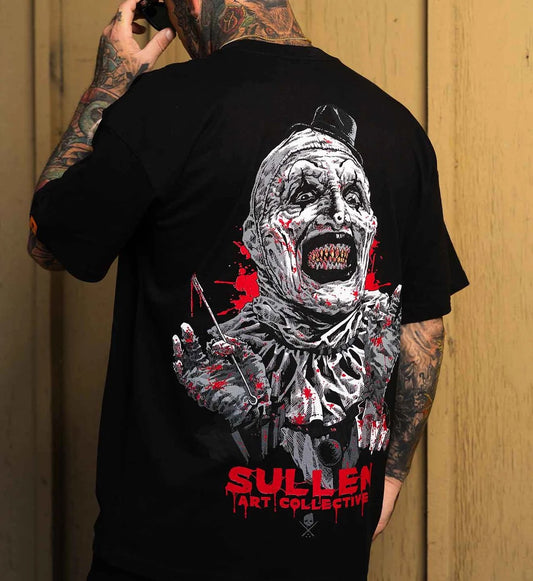 SULLEN CLOTHING KILLER CLOWN "1 TON" OVERSIZED HEAVYWEIGHT PREMIUM T-SHIRT