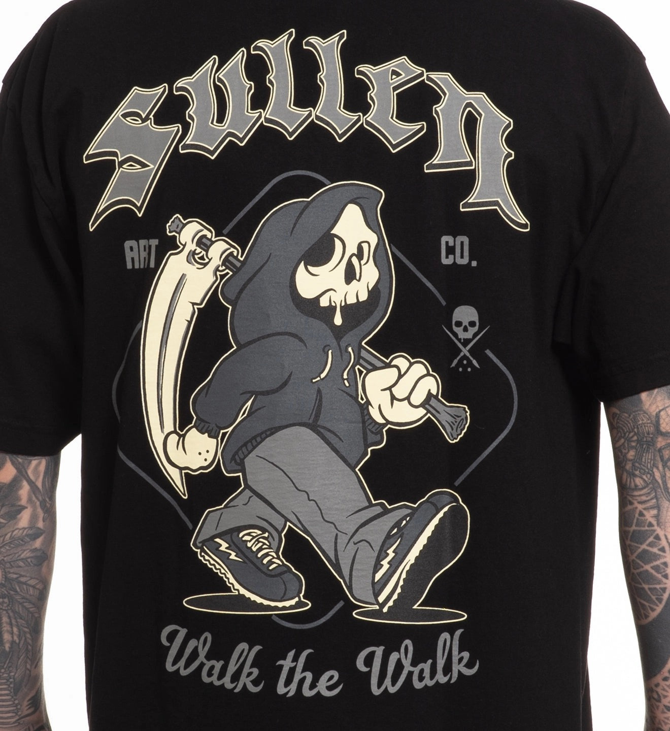 SULLEN CLOTHING WALK THE WALK '1 TON' OVERSIZED HEAVYWEIGHT PREMIUM T-SHIRT