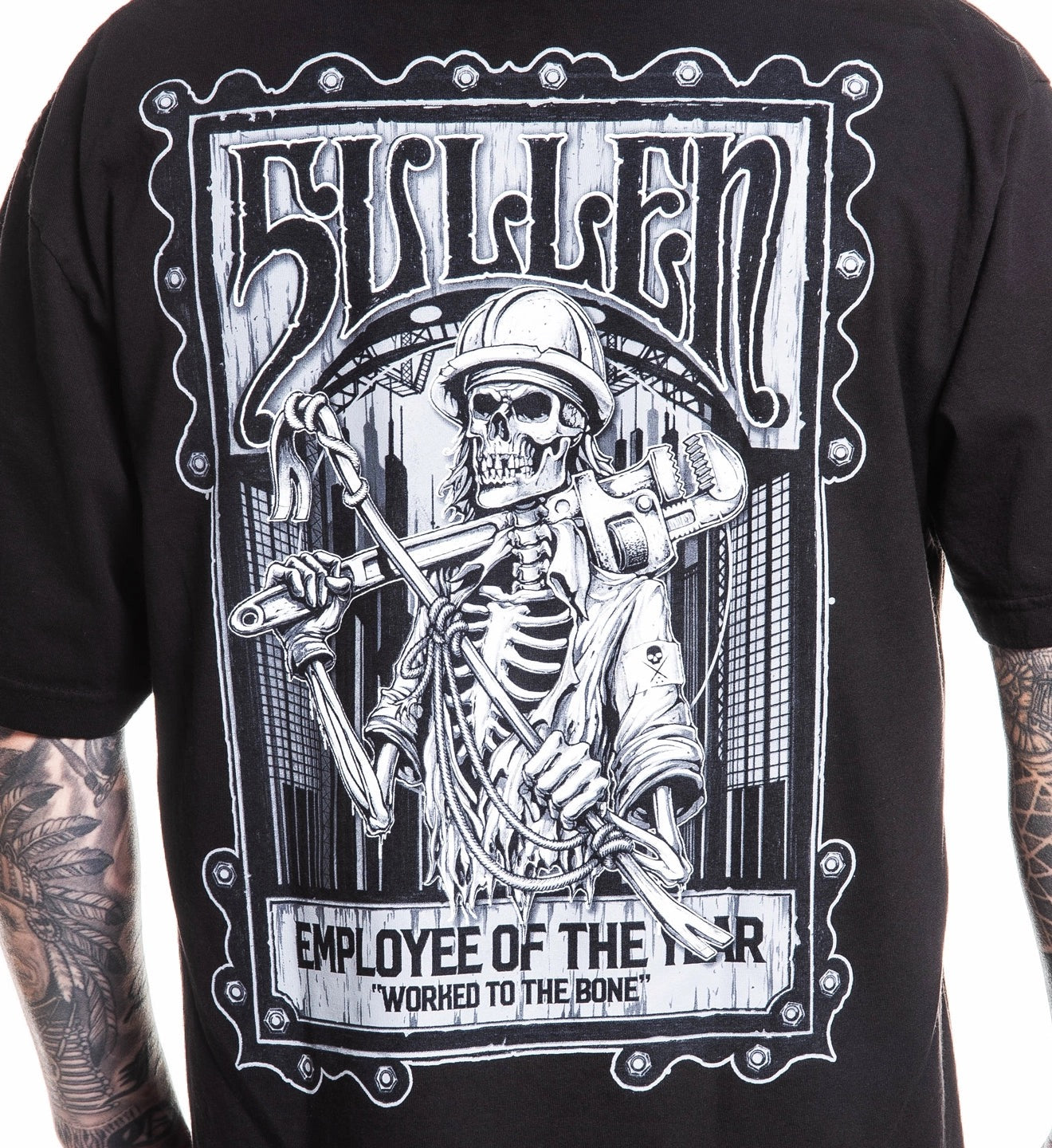 SULLEN CLOTHING JACK OF ALL TRADES 1 'TON' OVERSIZED HEAVYWEIGHT PREMIUM T-SHIRT