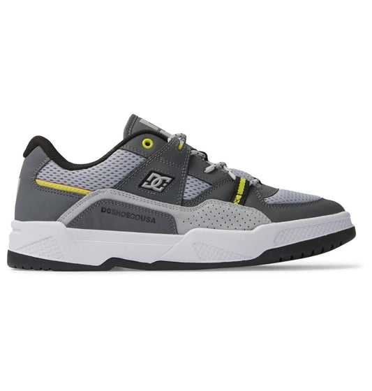 DC SHOES CONSTRUCT WHITE GREY YELLOW TRAINERS