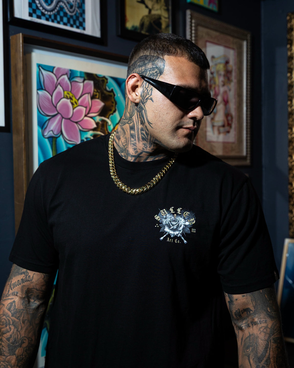 SULLEN CLOTHING LOVE ME LATER JET BLACK PREMIUM T-SHIRT