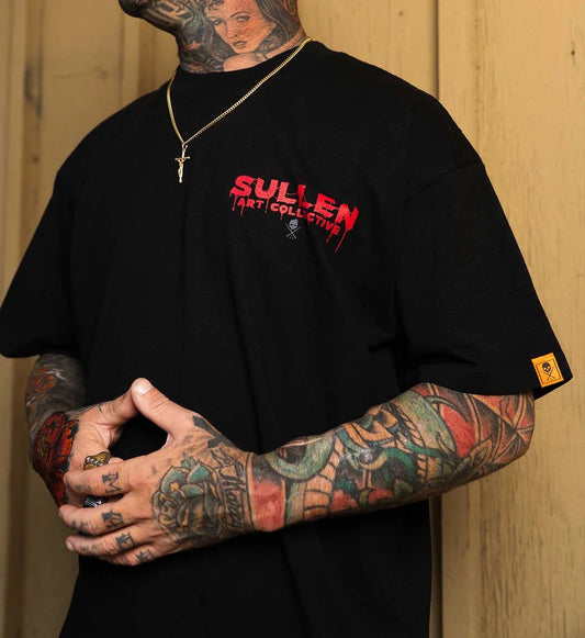 SULLEN CLOTHING KILLER CLOWN "1 TON" OVERSIZED HEAVYWEIGHT PREMIUM T-SHIRT