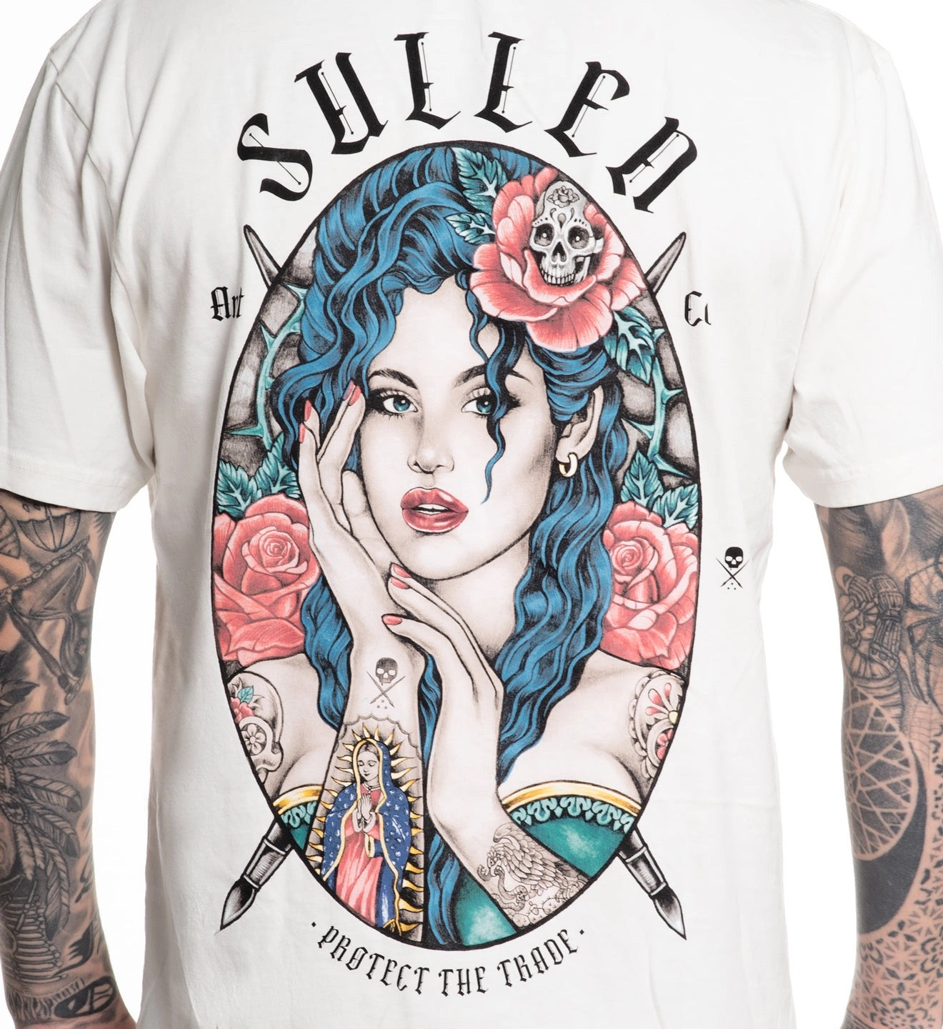 SULLEN CLOTHING HERMOSA ANTIQUE WHITE PREMIUM T-SHIRT