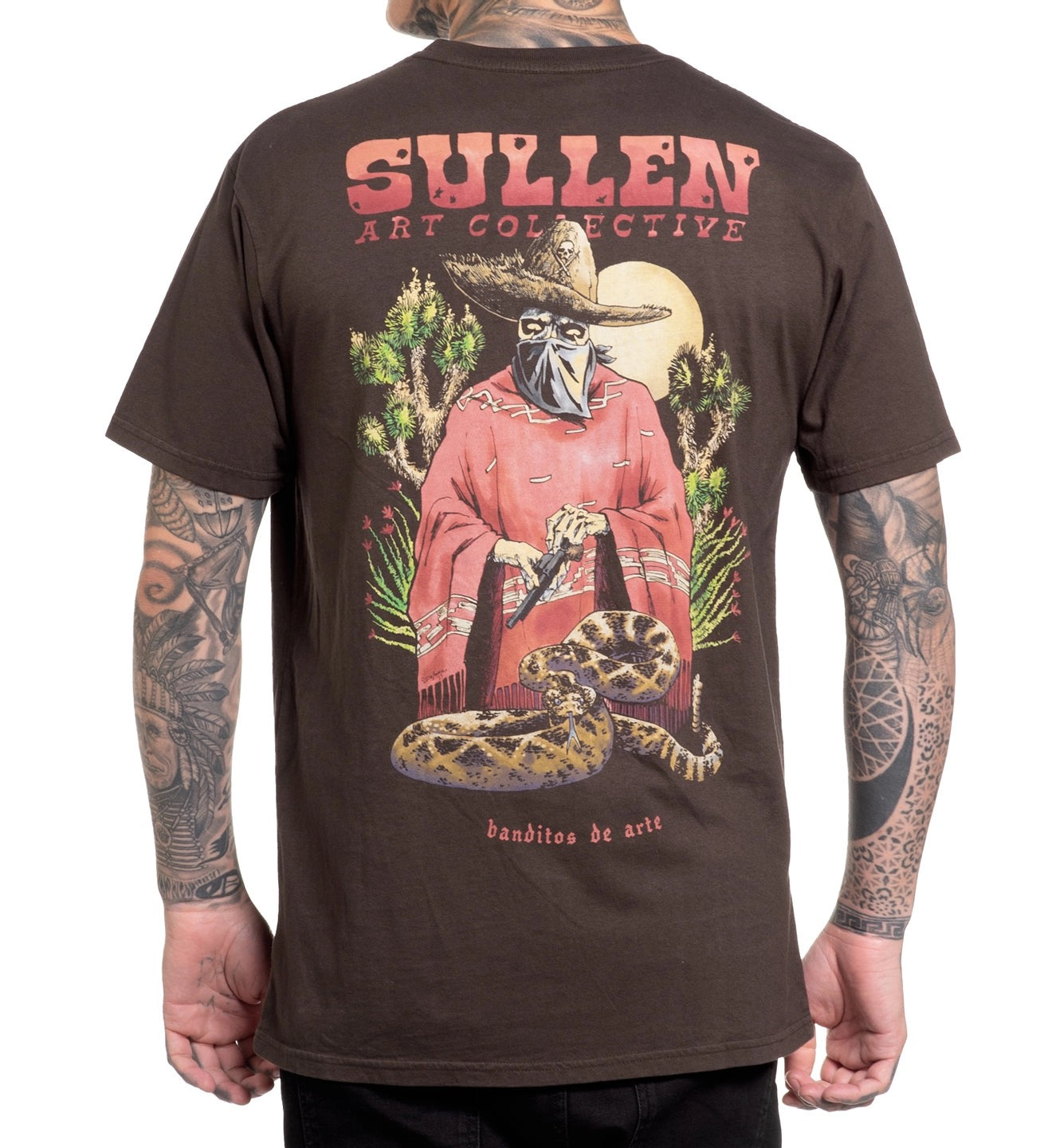 SULLEN CLOTHING BANDITO BLACK OLIVE PREMIUM T-SHIRT