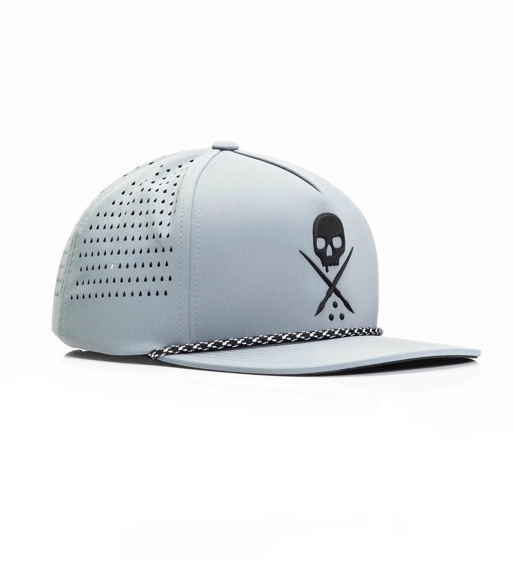 SULLEN CLOTHING VENT BADGE GREY SNAPBACK CAP