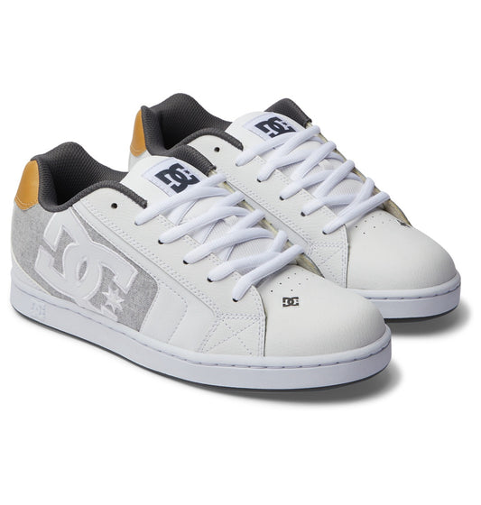 DC SHOES NET WHITE WHITE LIGHT GREY TRAINERS