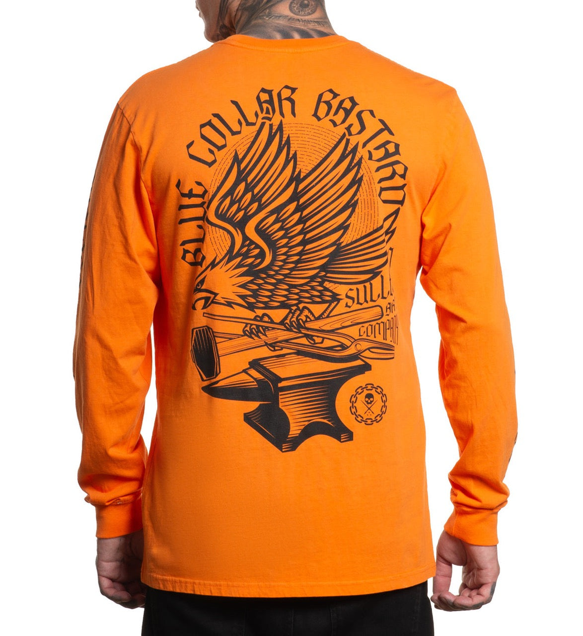 SULLEN CLOTHING FORGED ORANGE LONG SLEEVE PREMIUM T-SHIRT