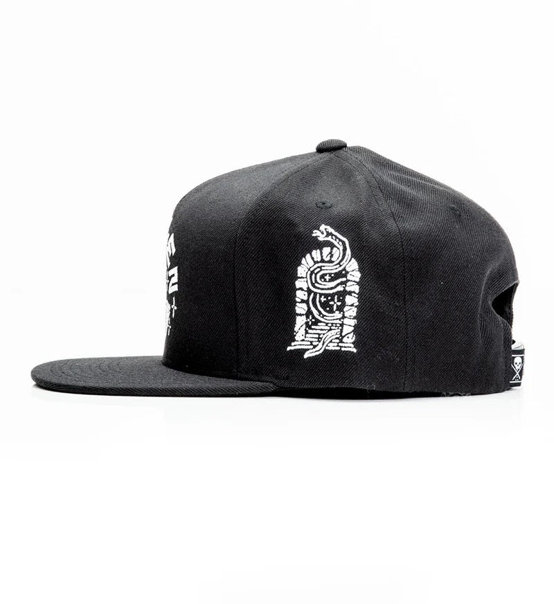 SULLEN CLOTHING AFTERLIFE BLACK SNAPBACK CAP