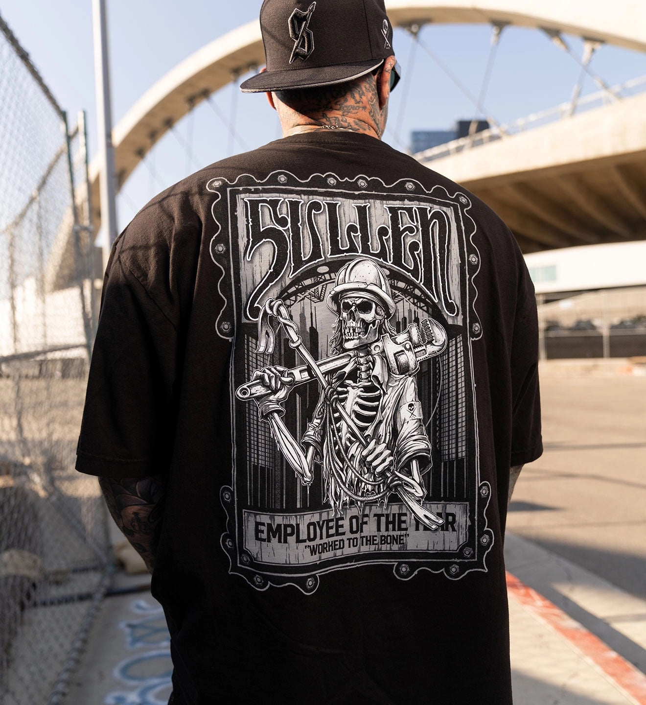 SULLEN CLOTHING JACK OF ALL TRADES 1 'TON' OVERSIZED HEAVYWEIGHT PREMIUM T-SHIRT