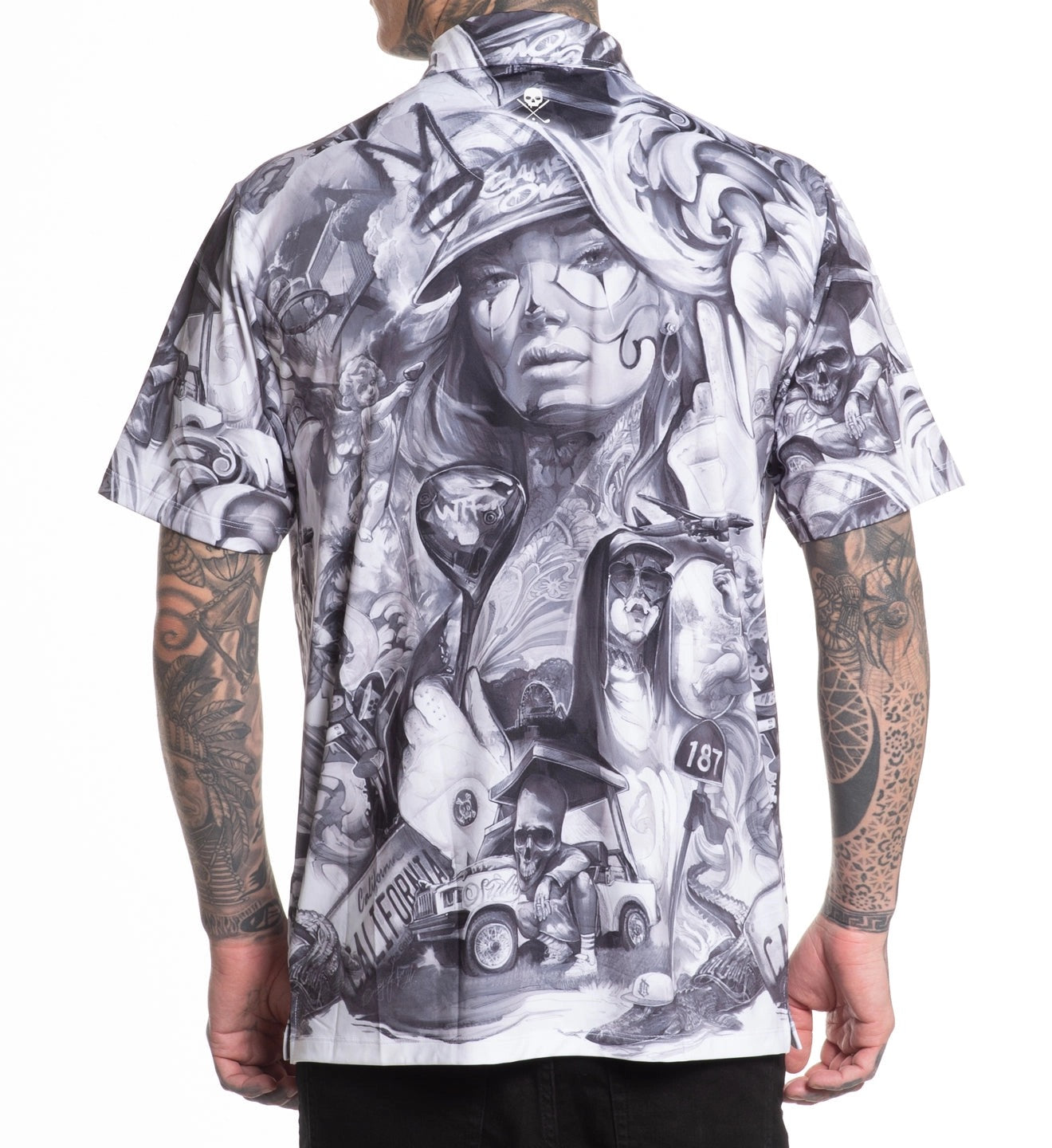 SULLEN CLOTHING CHAOS POLO SHIRT