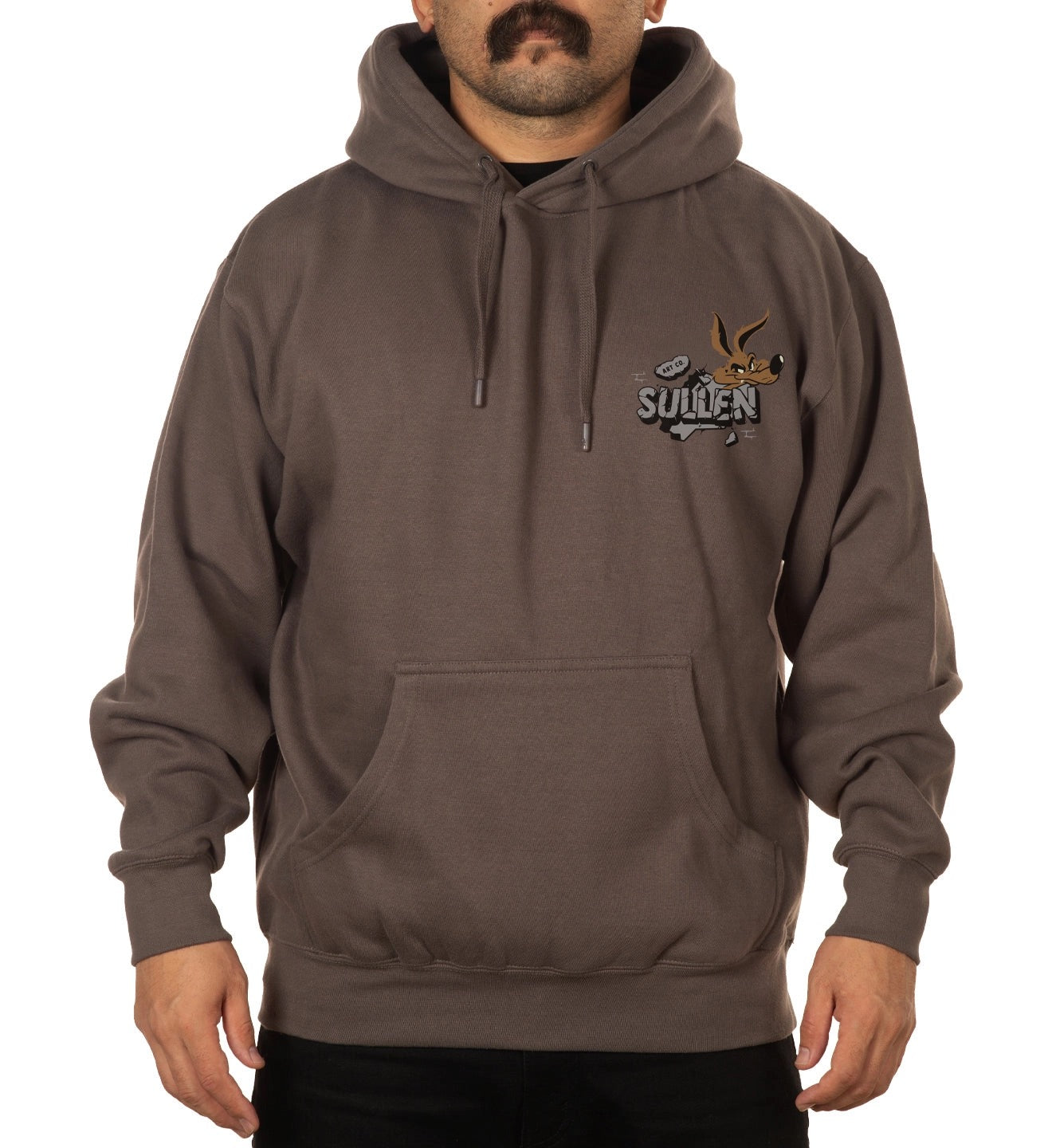 SULLEN CLOTHING TATTOO REMOVAL GREY PULLOVER HOODIE