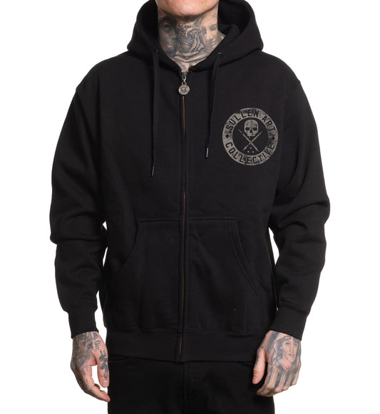 SULLEN CLOTHING BADGE OF HONOR ZIPPER HOODIE