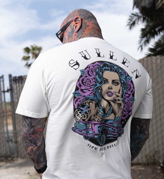 SULLEN CLOTHING SLOW ROLL PREMIUM WHITE T-SHIRT