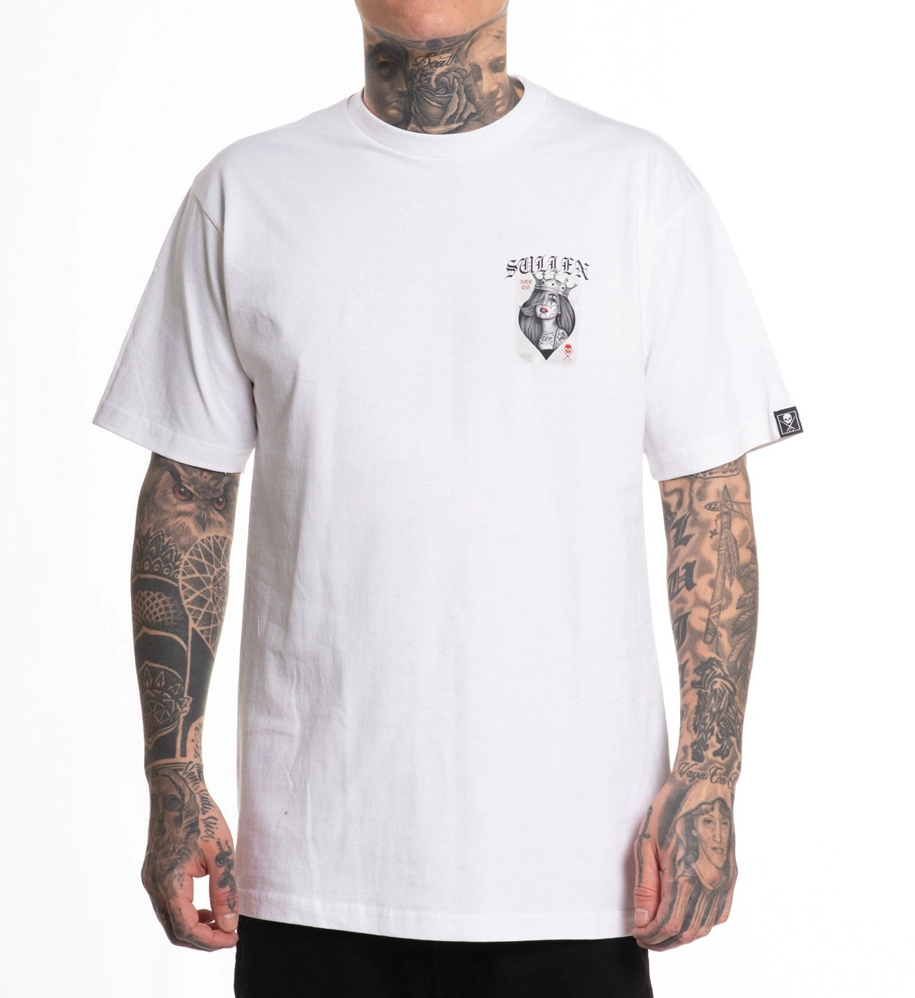 SULLEN CLOTHING QUEEN OF LOVE WHITE STANDARD T-SHIRT