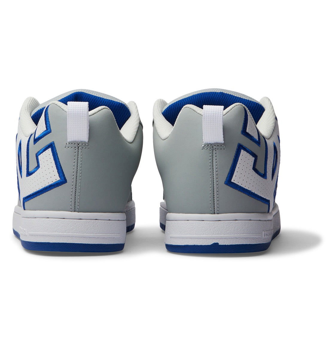 DC SHOES COURT GRAFFIK GREY BLUE WHITE TRAINERS