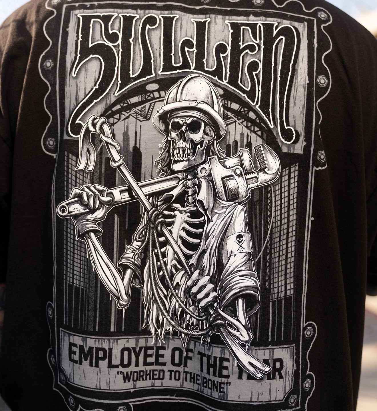 SULLEN CLOTHING JACK OF ALL TRADES 1 'TON' OVERSIZED HEAVYWEIGHT PREMIUM T-SHIRT