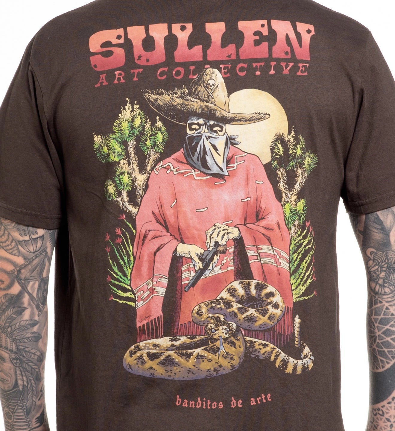 SULLEN CLOTHING BANDITO BLACK OLIVE PREMIUM T-SHIRT