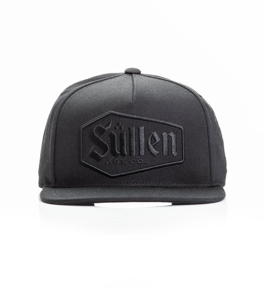 SULLEN CLOTHING LAST RITES BLACK SNAPBACK CAP