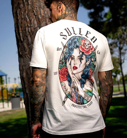 SULLEN CLOTHING HERMOSA ANTIQUE WHITE PREMIUM T-SHIRT