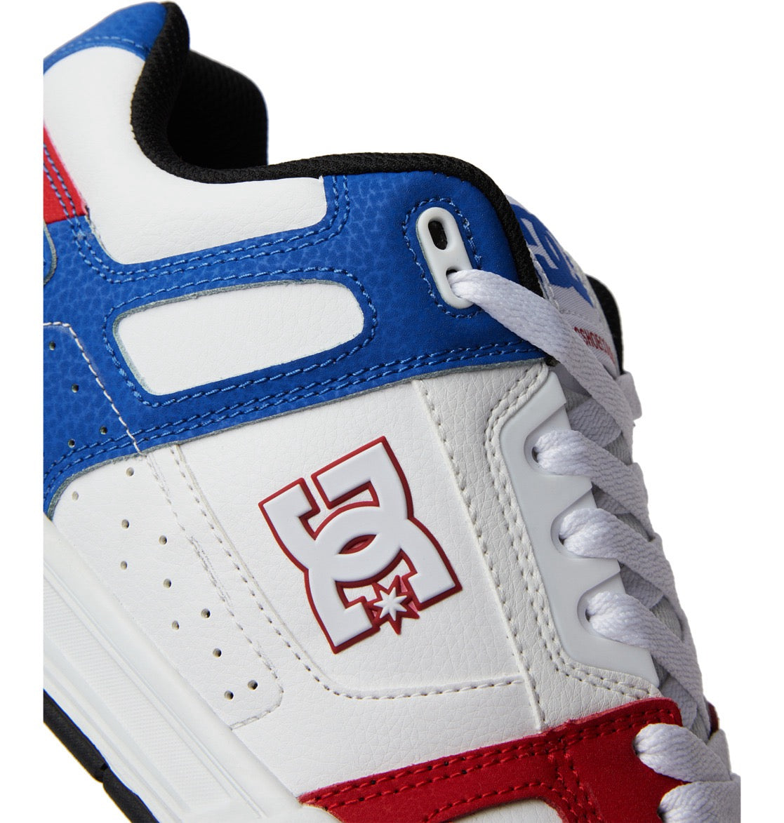 DC SHOES STAG RED WHITE BLUE TRAINERS