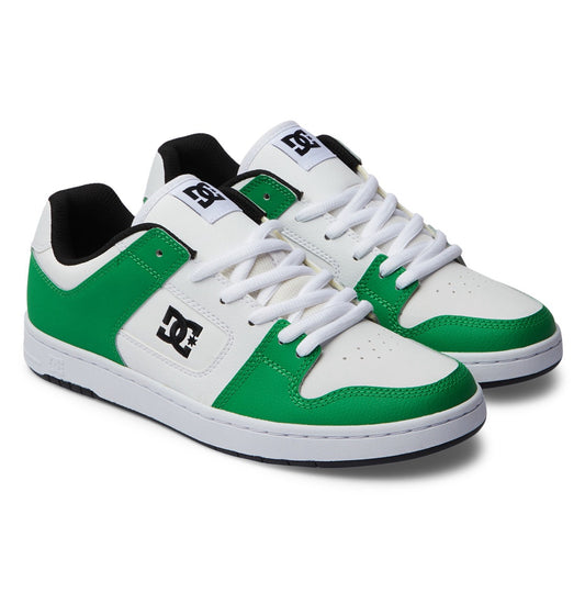 DC SHOES MANTECA 4 GREEN WHITE YELLOW TRAINERS