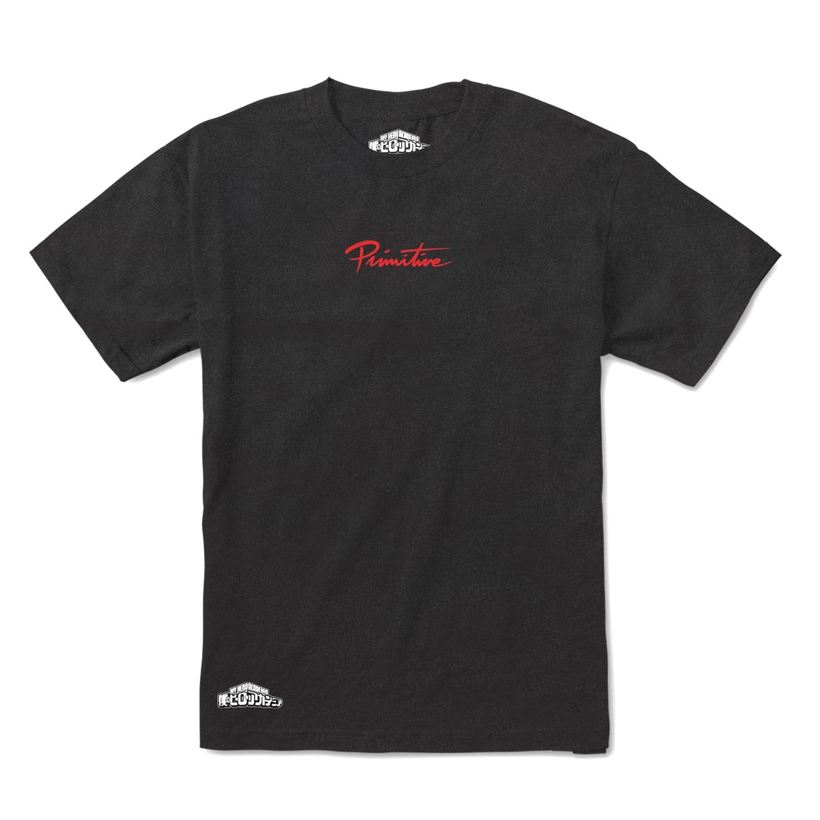 MY HERO ACADEMIA X PRIMITIVE ALL MIGHT WASHED BLACK T-SHIRT
