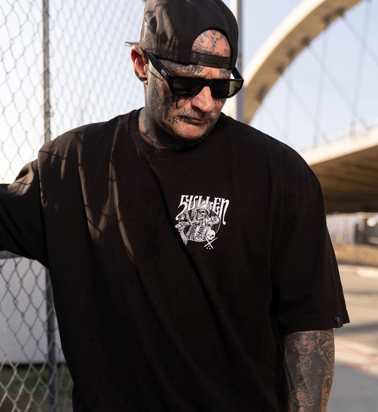 SULLEN CLOTHING JACK OF ALL TRADES 1 'TON' OVERSIZED HEAVYWEIGHT PREMIUM T-SHIRT