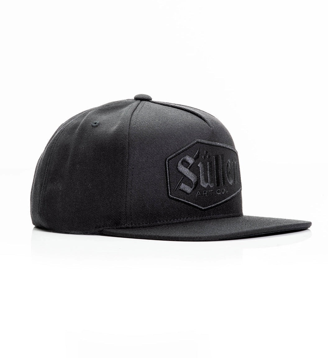 SULLEN CLOTHING LAST RITES BLACK SNAPBACK CAP