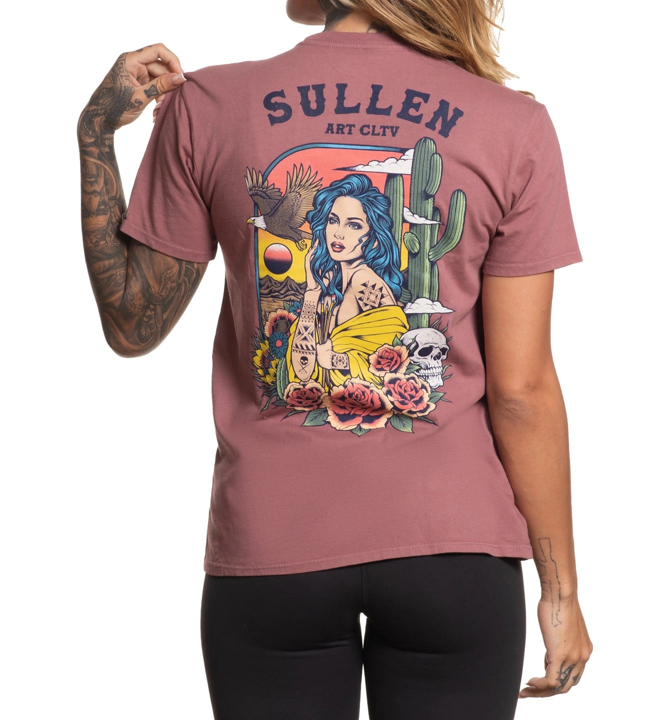 SULLEN CLOTHING DESERT ROSE LADIES T-SHIRT