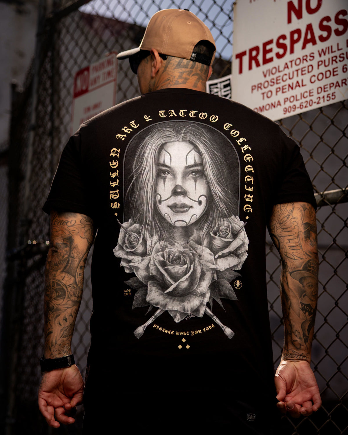 SULLEN CLOTHING LOVE ME LATER JET BLACK PREMIUM T-SHIRT