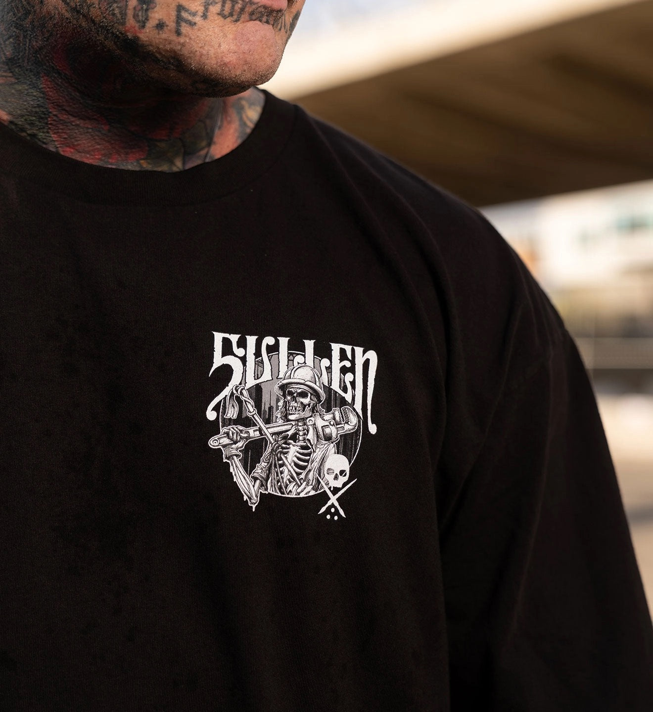 SULLEN CLOTHING JACK OF ALL TRADES 1 'TON' OVERSIZED HEAVYWEIGHT PREMIUM T-SHIRT