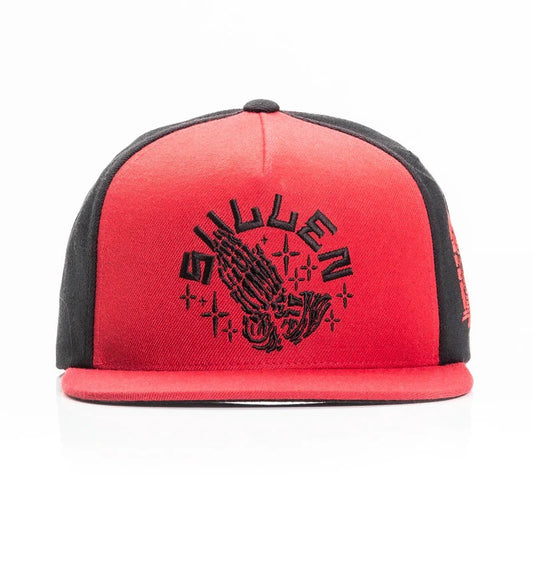 SULLEN CLOTHING AFTERLIFE RED & BLACK SNAPBACK CAP