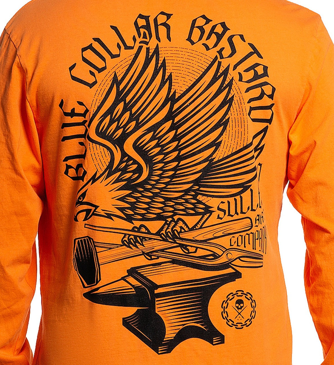 SULLEN CLOTHING FORGED ORANGE LONG SLEEVE PREMIUM T-SHIRT