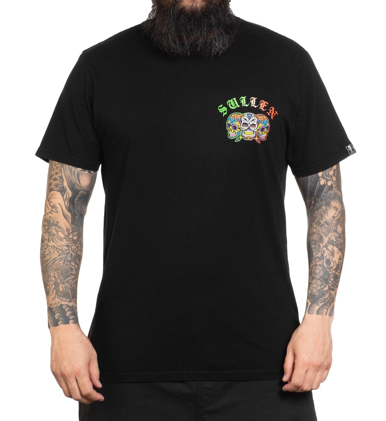 SULLEN CLOTHING SUGAR SKULL GIRL PREMIUM T-SHIRT