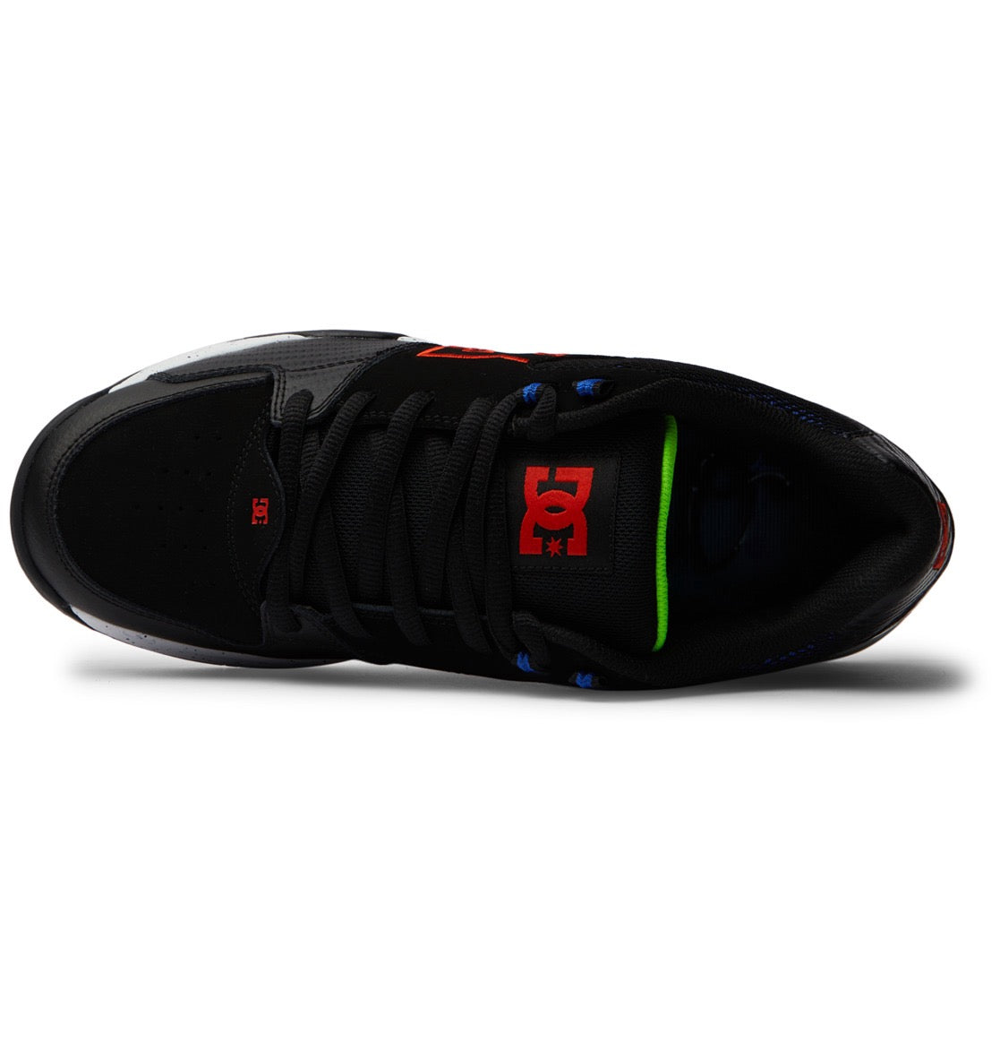 DC SHOES VERSATILE LE BLACK RED BLUE TRAINERS