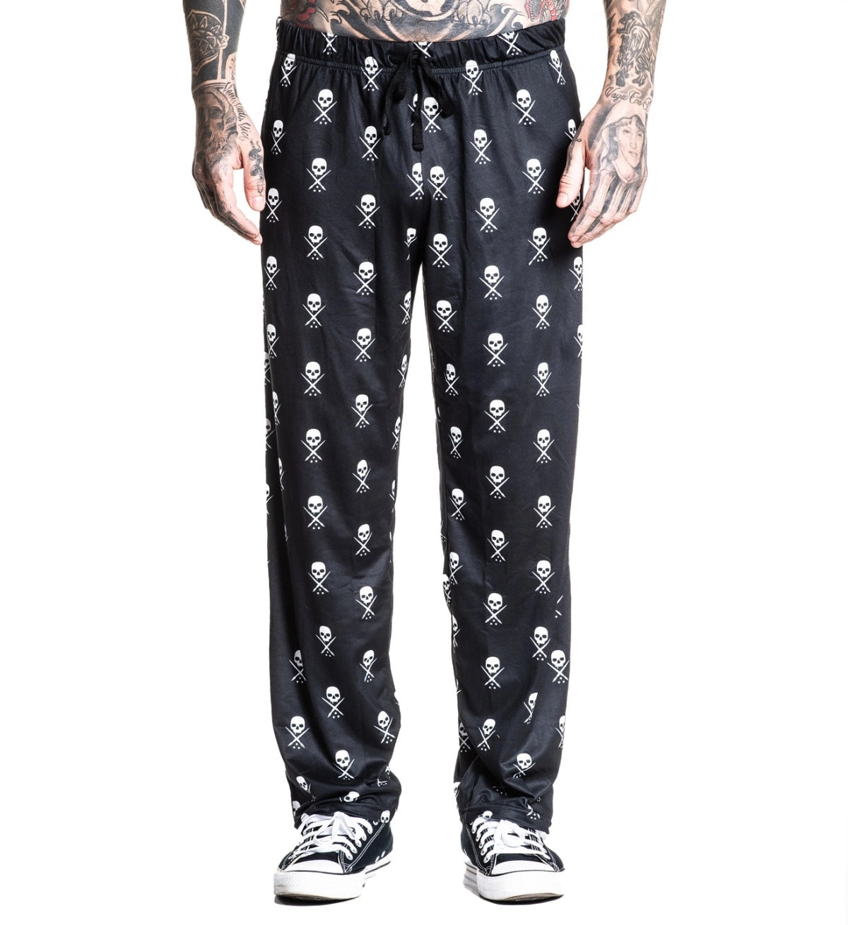 SULLEN CLOTHING BADGE BLACK PAJAMA PANT