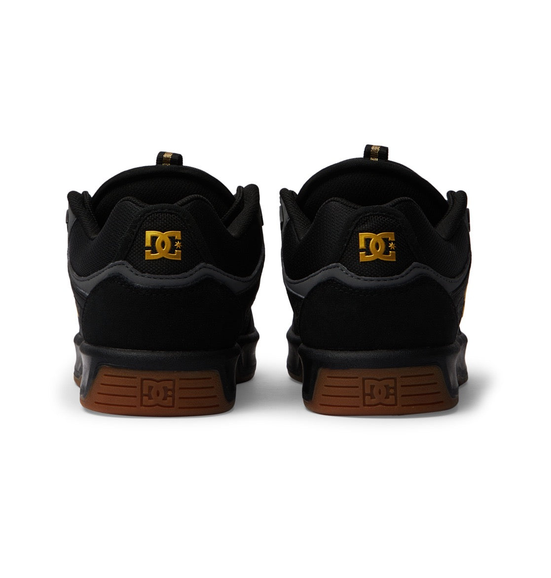 DC SHOES KALYNX ZERO BLACK GOLD TRAINERS