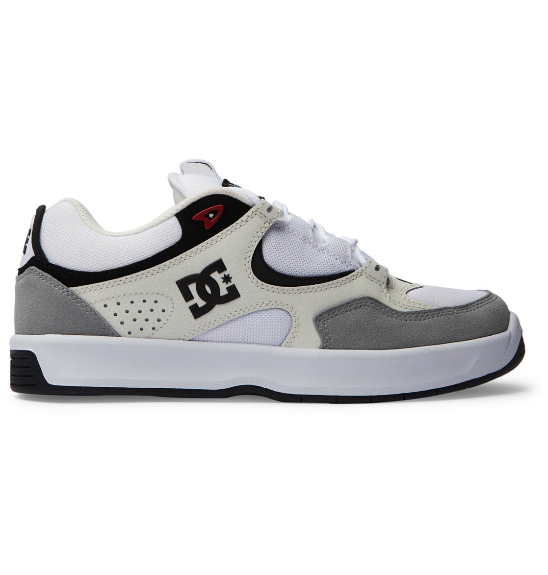 DC SHOES KALYNX ZERO GREY BLACK WHITE TRAINERS