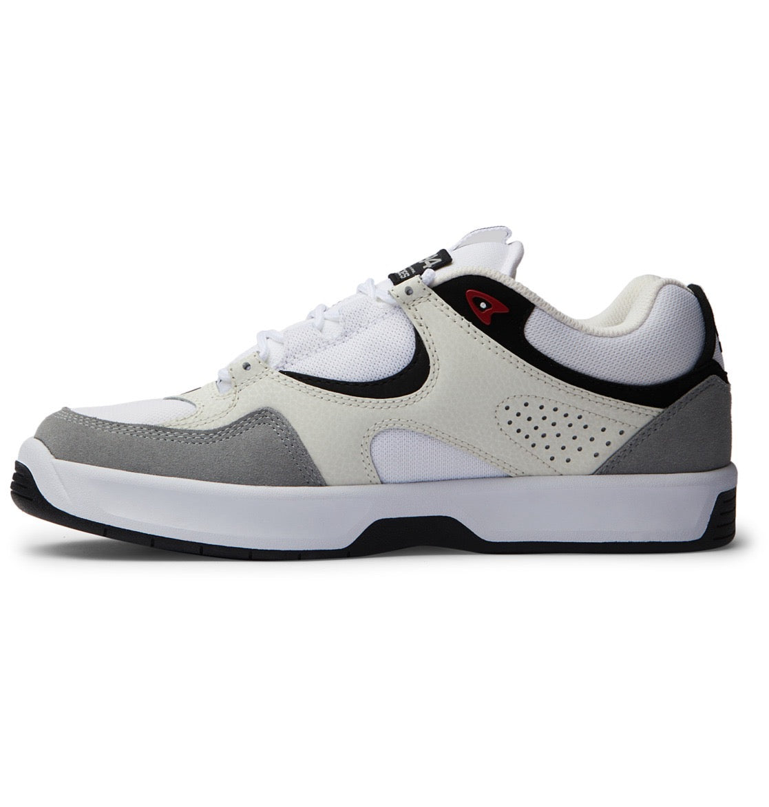 DC SHOES KALYNX ZERO GREY BLACK WHITE TRAINERS