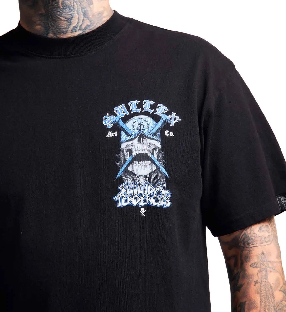SULLEN CLOTHING X SUICIDAL TENDENCIES ST WAR HEAD "1 TON" PREMIUM T-SHIRT
