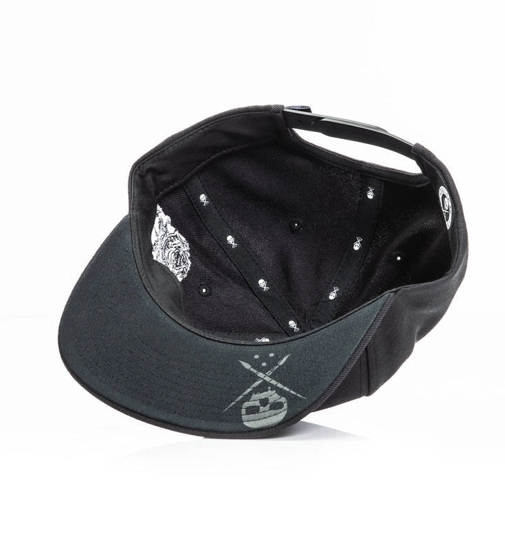 SULLEN CLOTHING LAST RITES BLACK SNAPBACK CAP