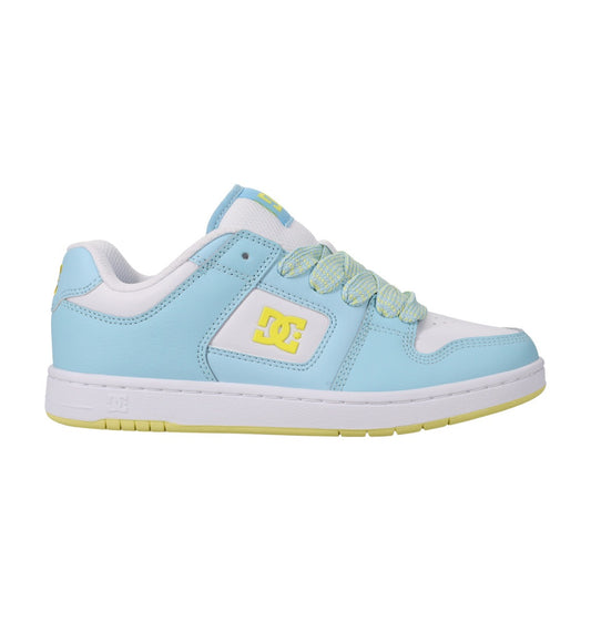 DC SHOES MANTECA 4 BLUE YELLOW WHITE LADIES TRAINERS
