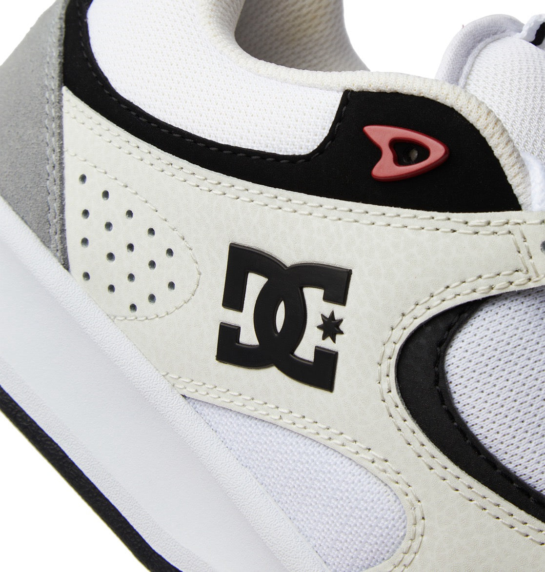 DC SHOES KALYNX ZERO GREY BLACK WHITE TRAINERS