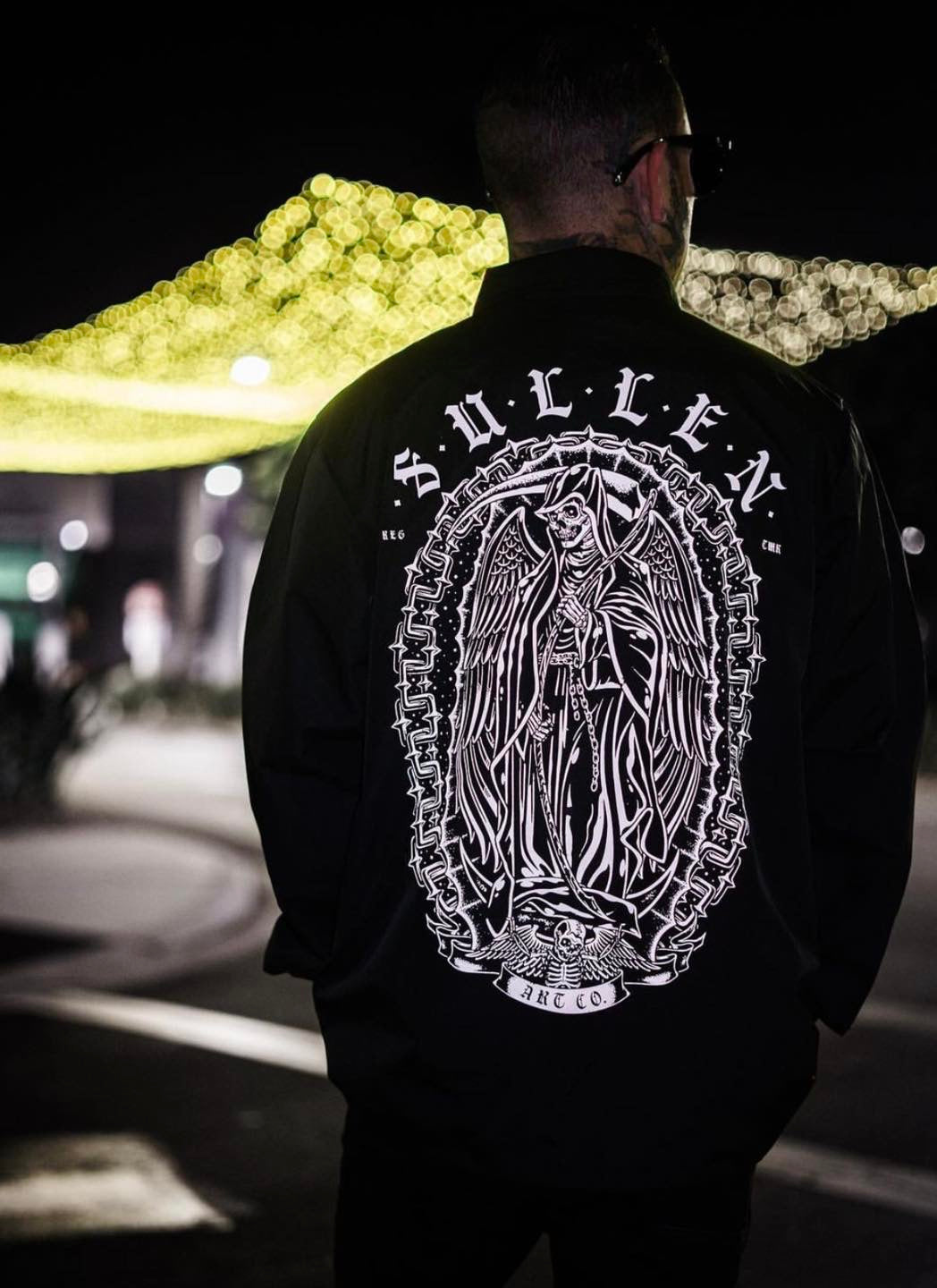 SULLEN CLOTHING ANGEL OF DEATH COACHES JACKET