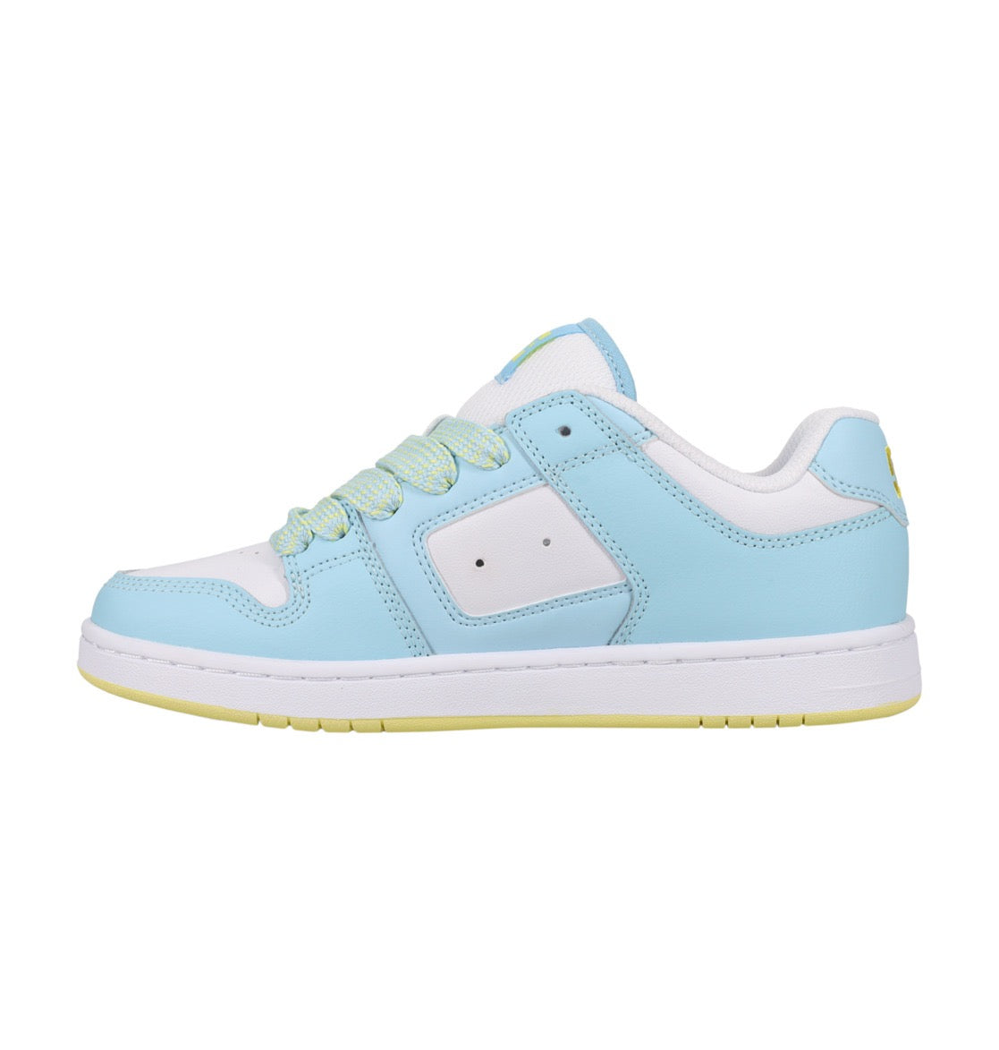 DC SHOES MANTECA 4 BLUE YELLOW WHITE LADIES TRAINERS