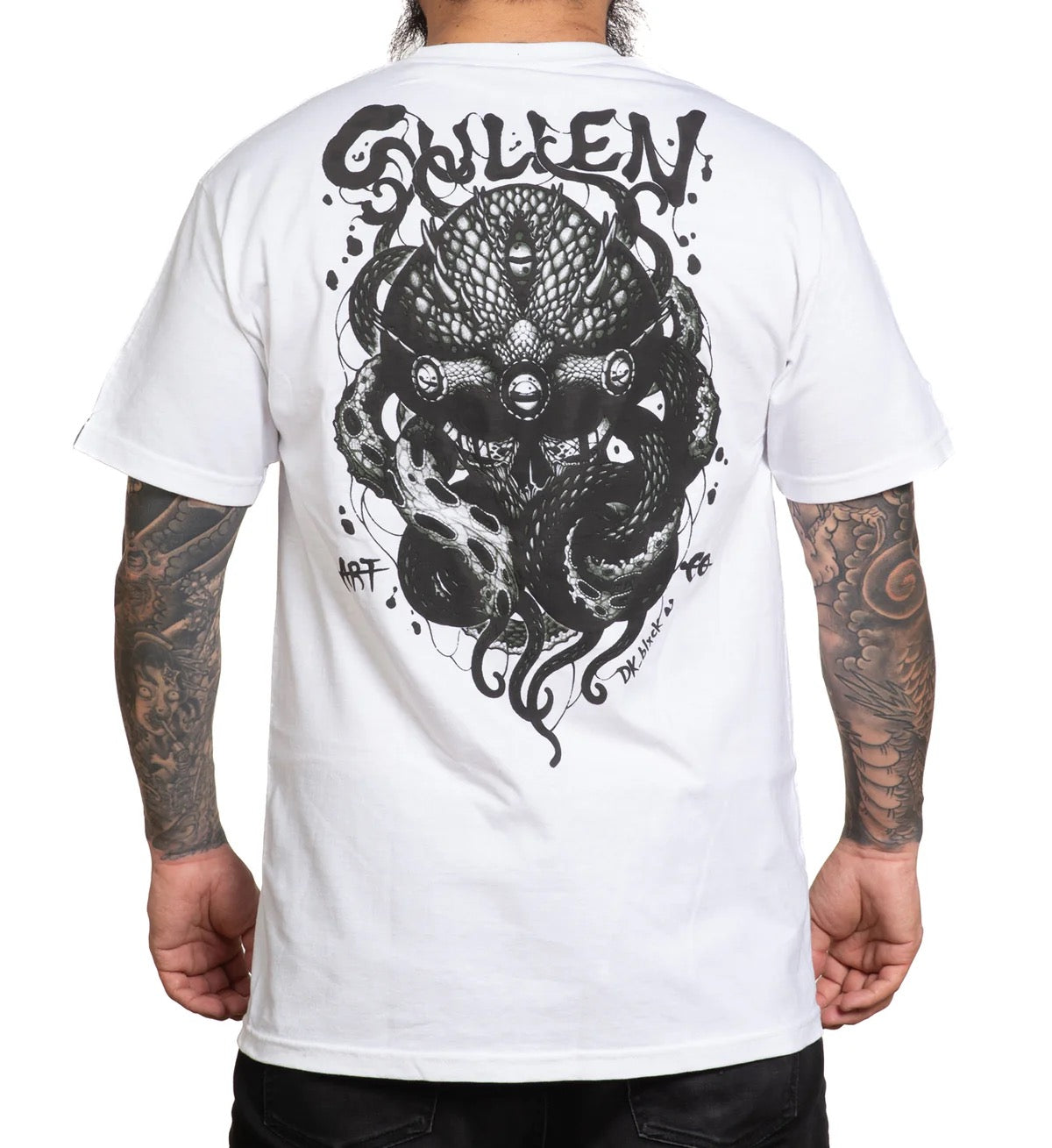 SULLEN CLOTHING BLXCK OCTOPUS WHITE STANDARD T-SHIRT