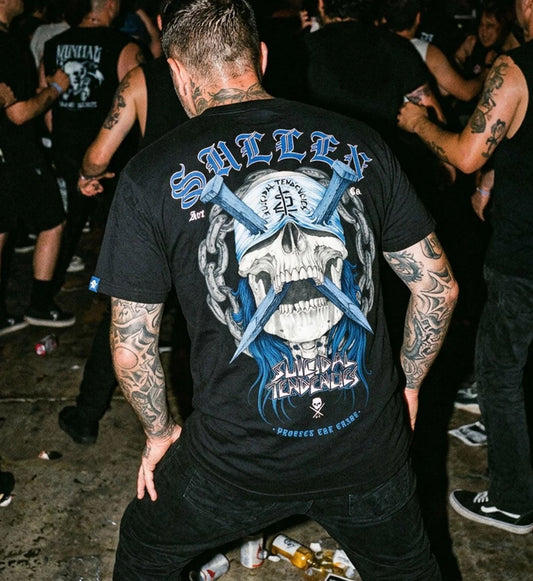 SULLEN CLOTHING X SUICIDAL TENDENCIES ST WAR HEAD "1 TON" PREMIUM T-SHIRT